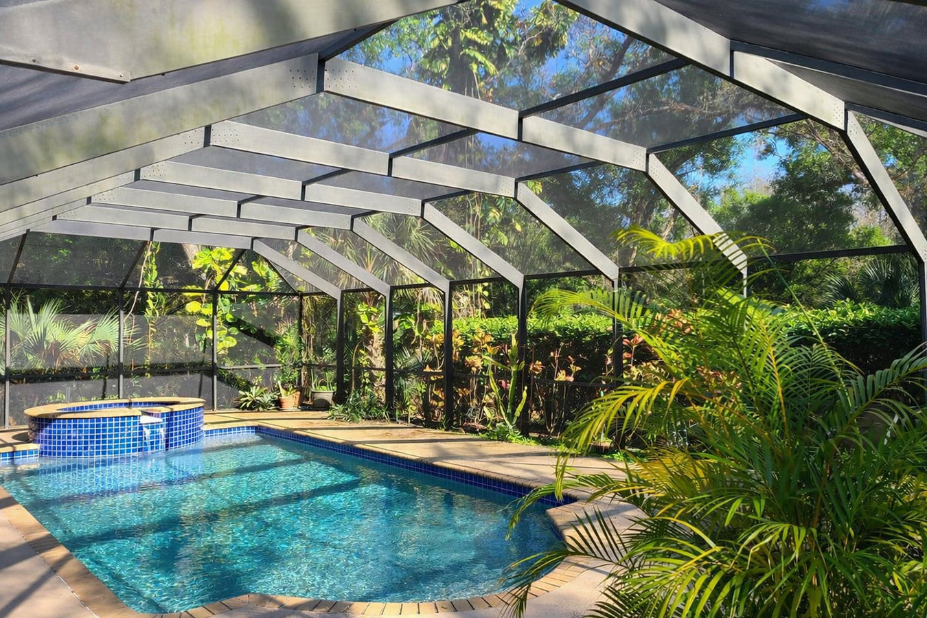 Screen room installation